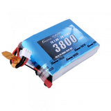 Gens Ace 3800mAh 7.4V 2S1P TX Lipo Battery Pack FRSKY JST-SYP Plug QX7