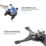 HGLRC FD413 STACK 16x16 3-6S F411 Flight Controller 13A BLS 4in1 ESC