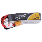 Tattu 14.8V 75C 4S 450mah Lipo Battery Pack With XT30 Plug- Long Size For H Frame