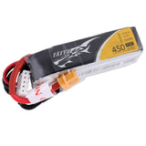 Tattu 14.8V 75C 4S 450mah Lipo Battery Pack With XT30 Plug- Long Size For H Frame