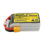Tattu R-Line Version 4.0 6s 1300mAh 22.2V 130C 6S1P Lipo Battery Pack With XT60 Plug