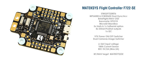 FLIGHT CONTROLLER F722-SE