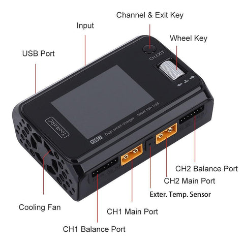 ToolkitRC M6D Dual smart charger